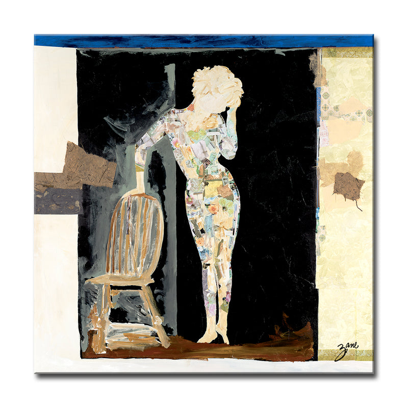 'Deep in Thought' Wrapped Canvas Wall Art