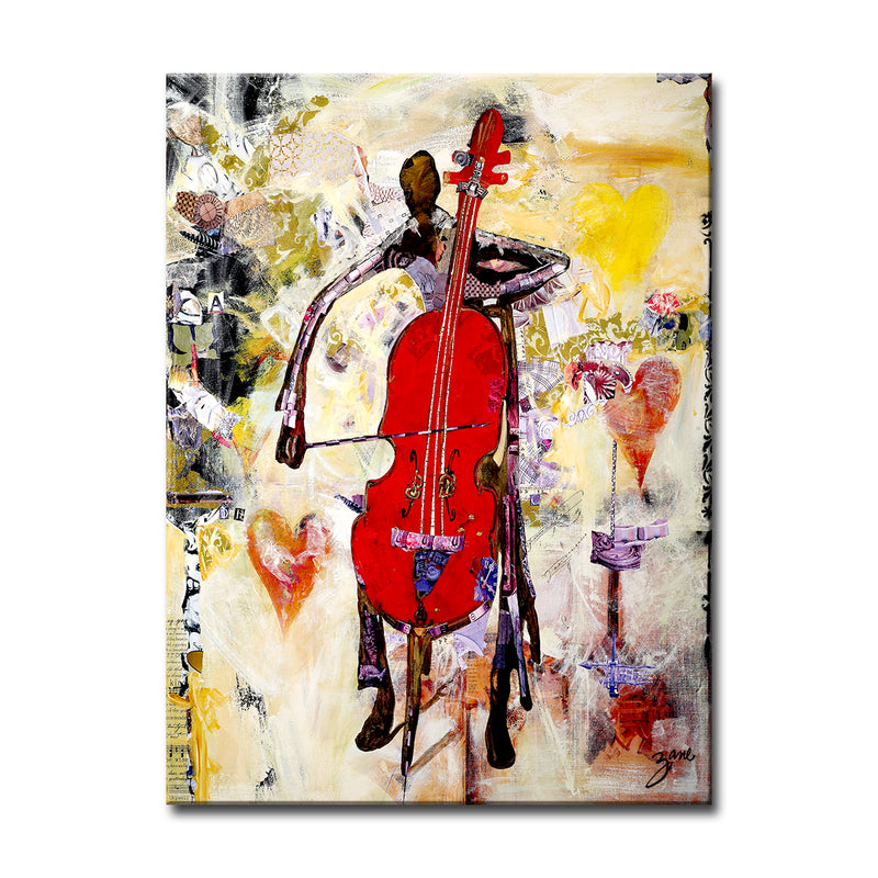 'In the Groove' Wrapped Canvas Wall Art