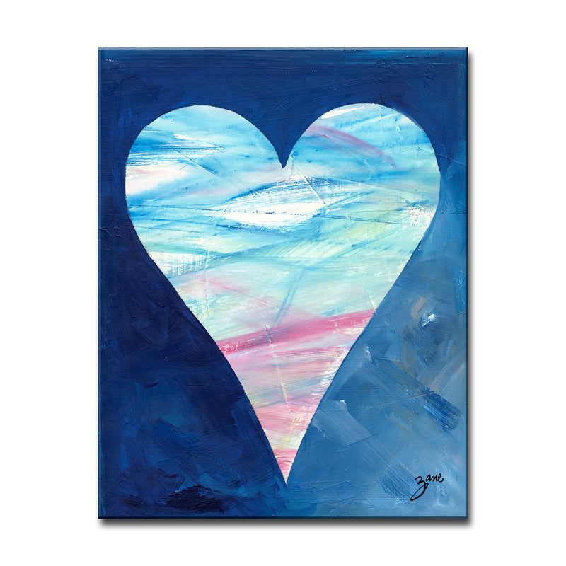 Antoine' Abstract Heart Wall Art Set