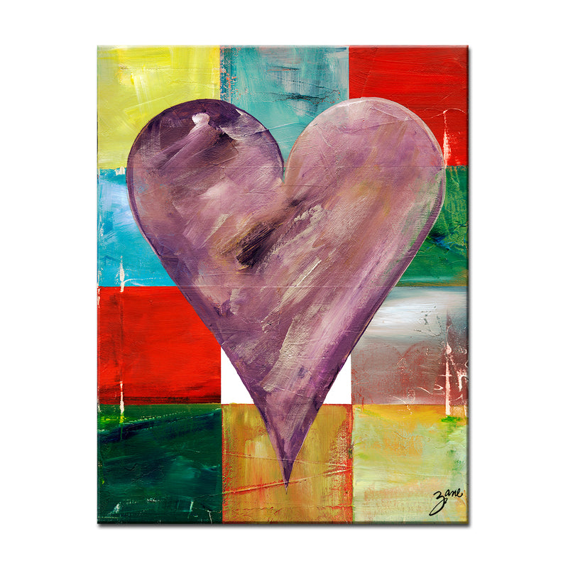 Cairo'  Abstract Heart Wall Art Set