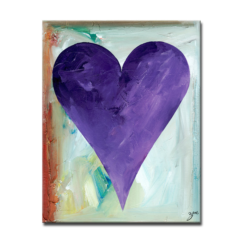 Evan'  Abstract Heart Wall Art Set