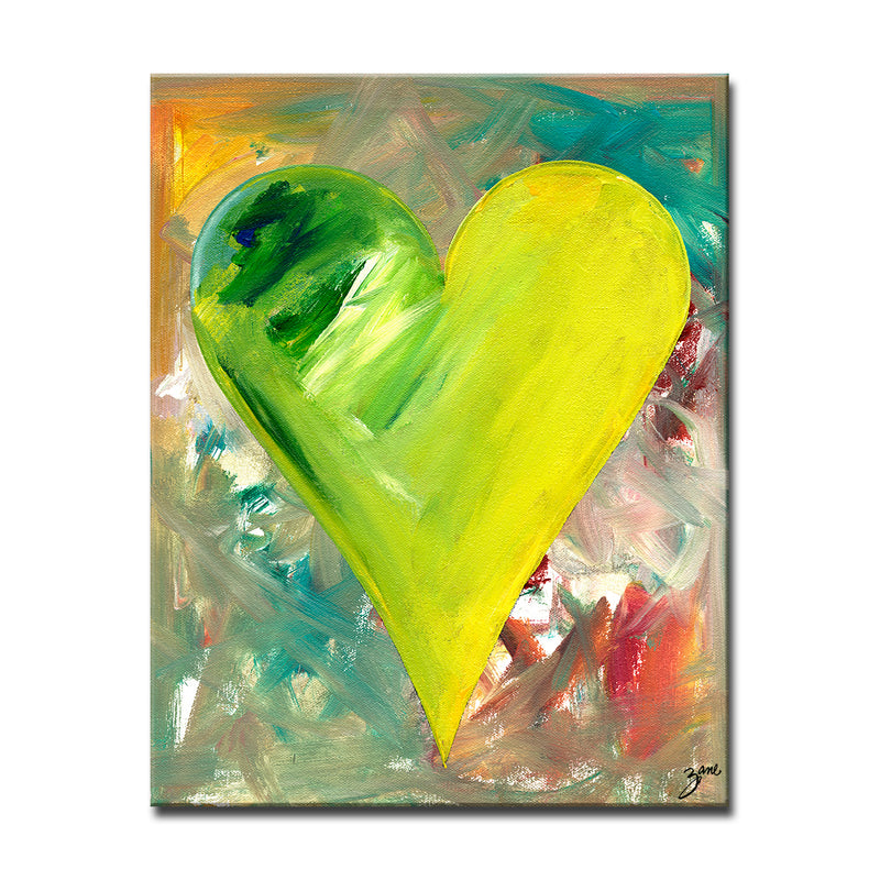 Jaden' Abstract Heart Wall Art Set