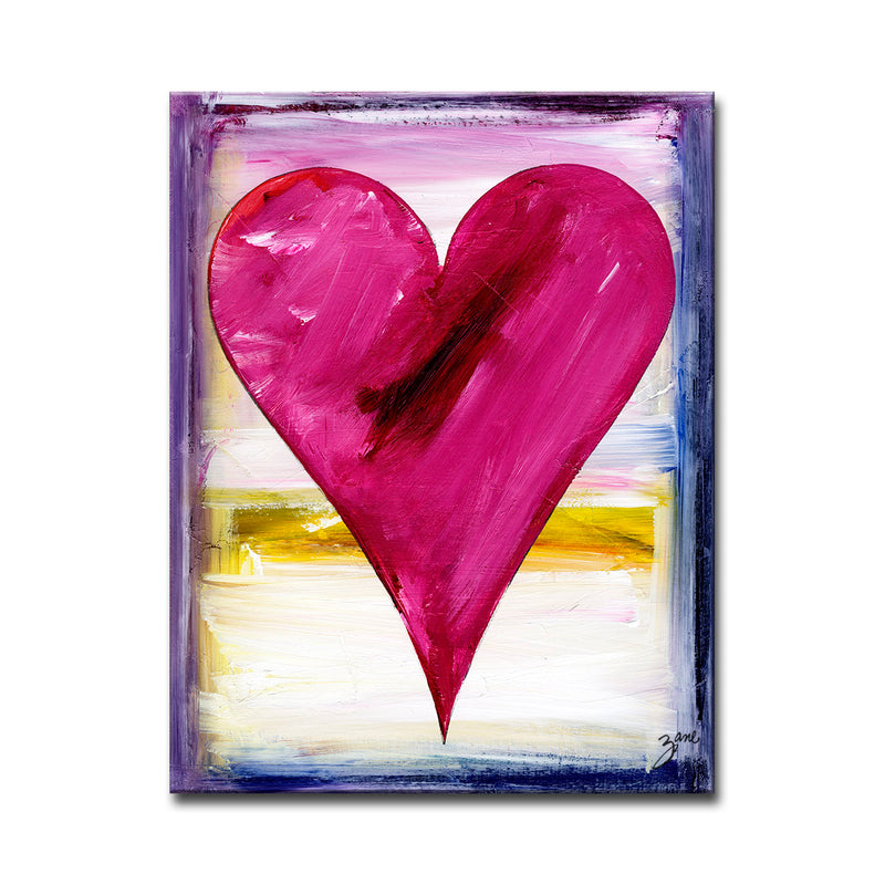 Marigold' Abstract Heart Wall Art Set