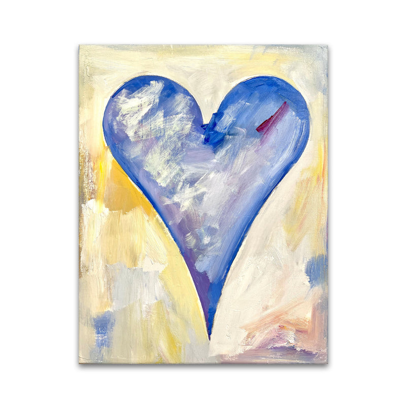 Unisa' Abstract Heart Wall Art