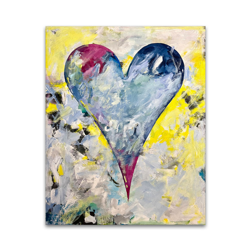 Kai' Abstract Heart Wall Art