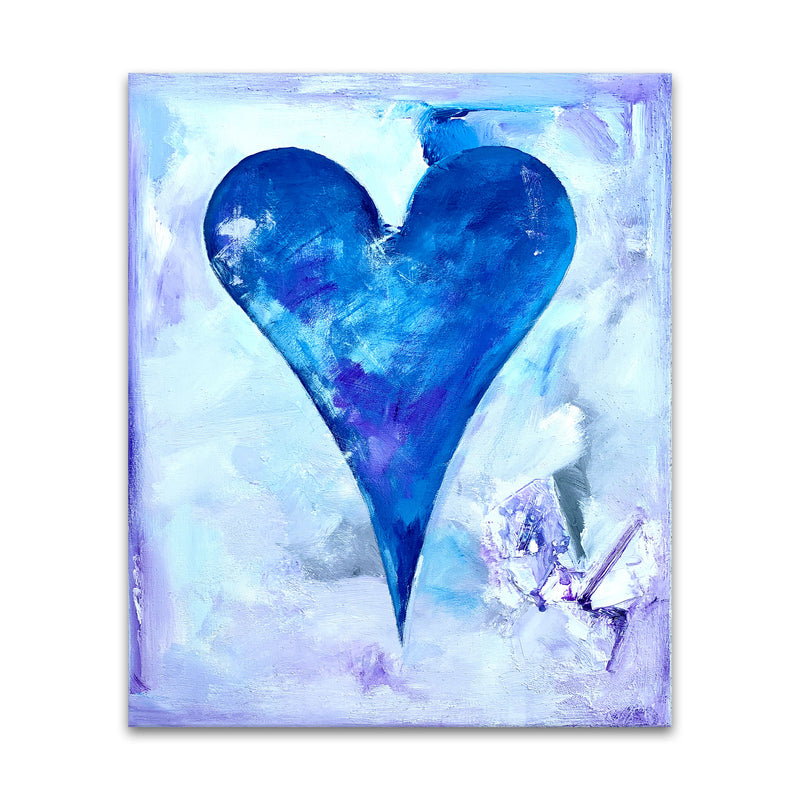 Ciel' Abstract Heart Wall Art