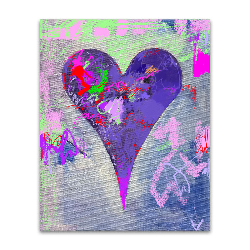 Nyla' Abstract Heart Wall Art
