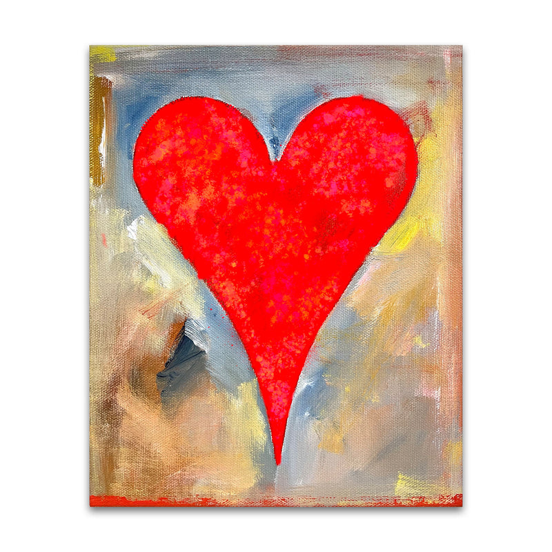 Giani' Abstract Heart Wall Art