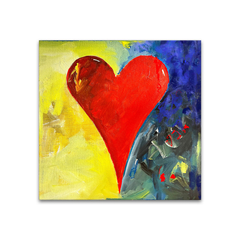 Manolo' Abstract Heart Wall Art