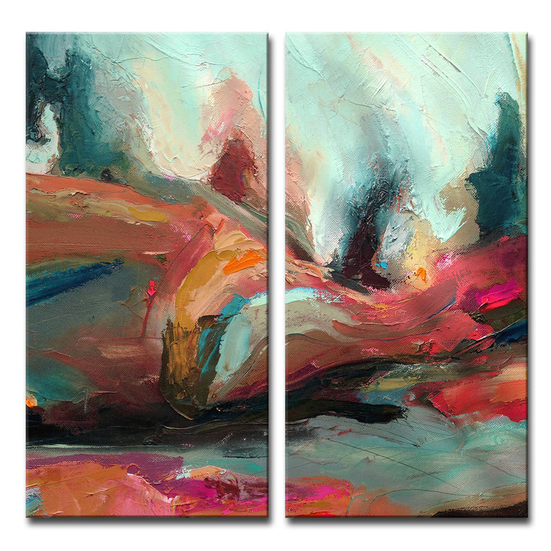 Abstract ABS XII' Wrapped Canvas Wall Art