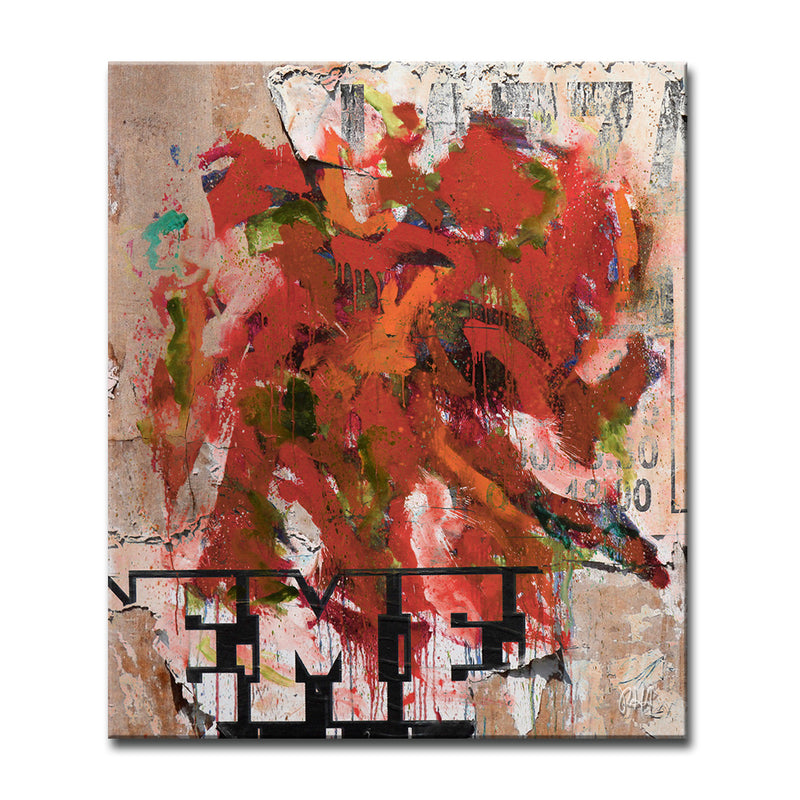 Abstract ABS IV' Wrapped Canvas Wall Art