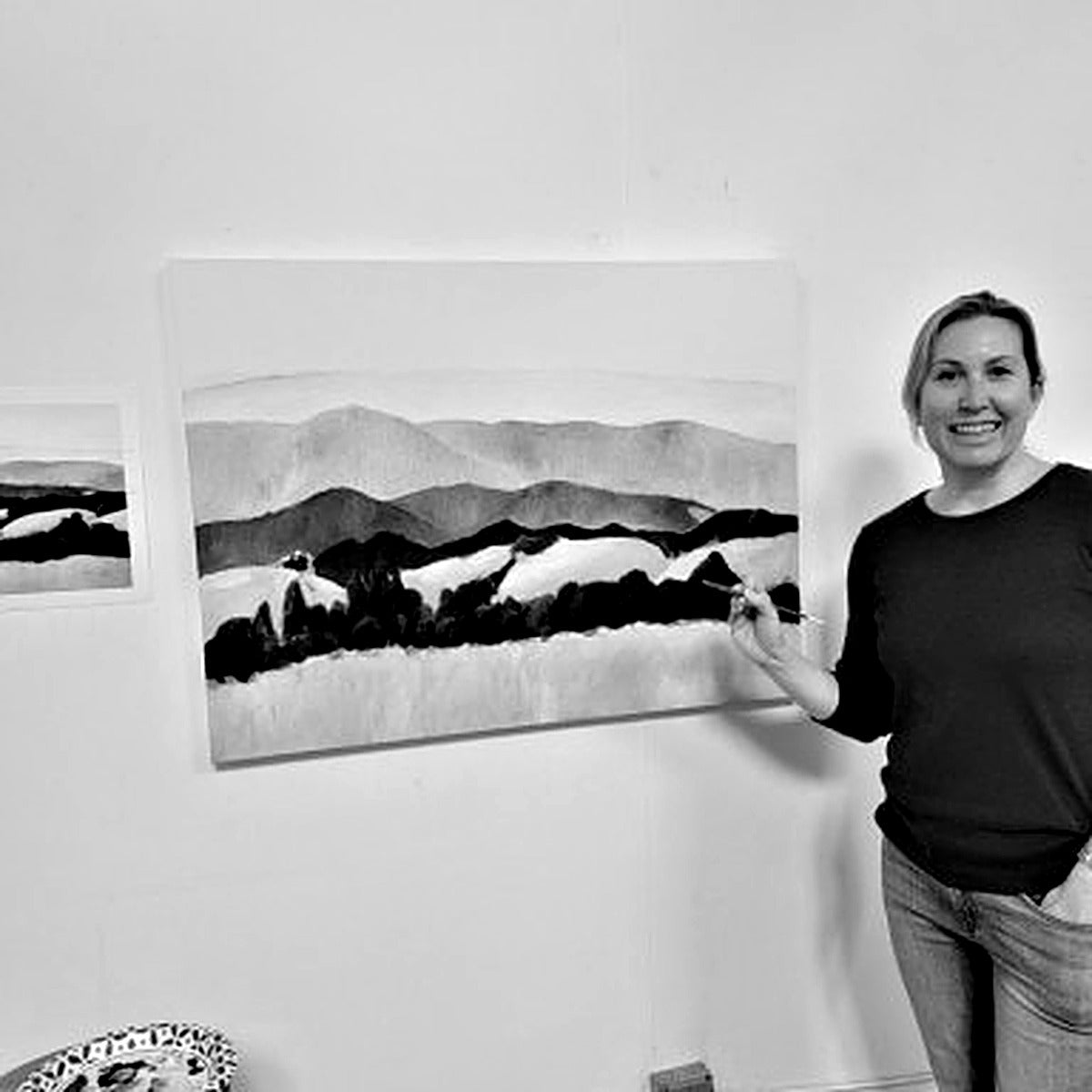 Portrait of painter Claire Whitehead