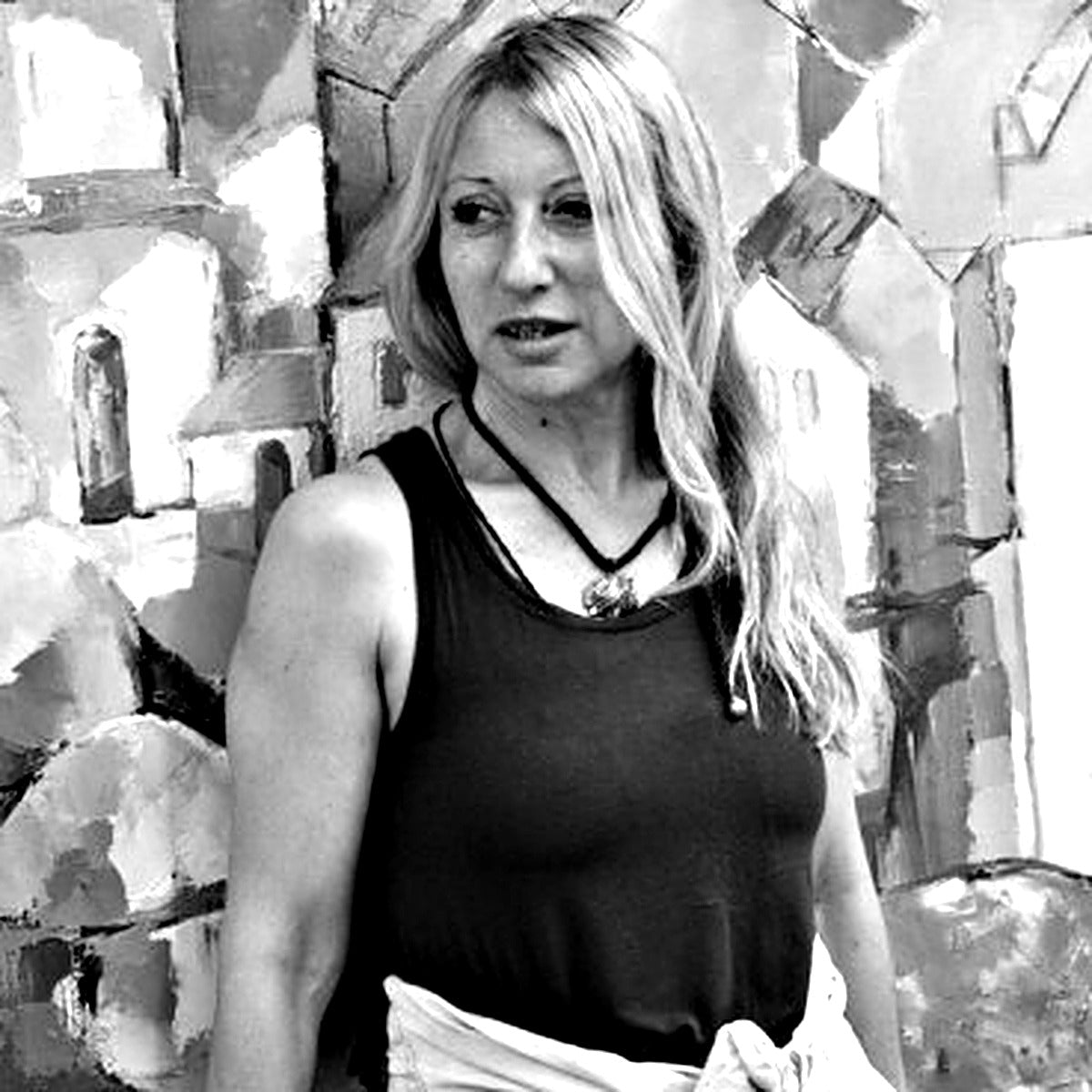 Portrait of abstract artist Elena Shraibman
