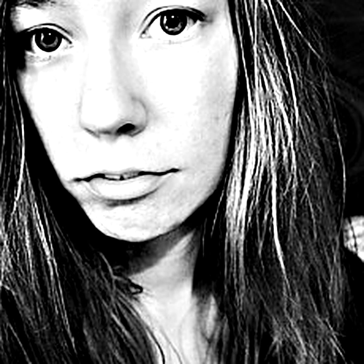 Portrait of graphic designer Elisabeth Fredriksson