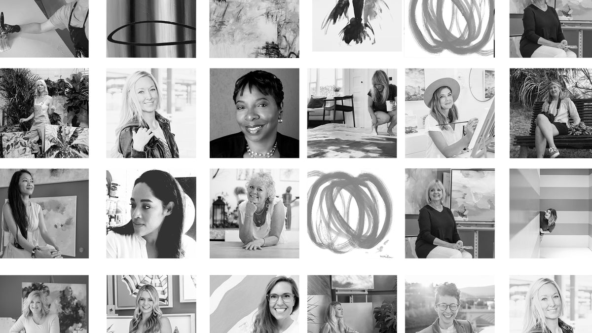 Curated Women Artists from around the World. Eco-consciously handcrafted wall decor artworks made in Tennessee.