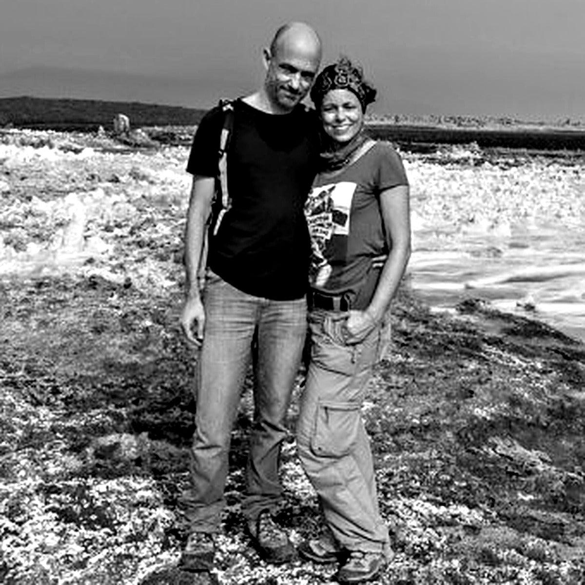 Portrait of photography duo Diana and Ronnie