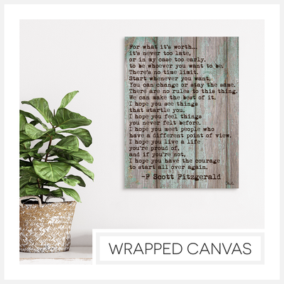 Wrapped Canvas