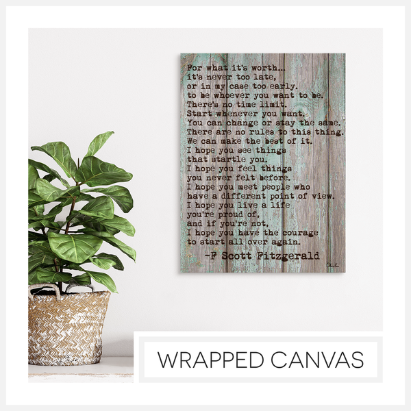 Wrapped Canvas