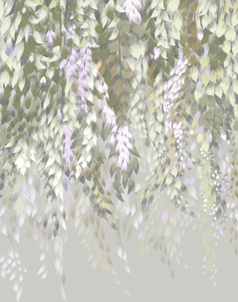 "Pastel Wisteria Blossoms" by Josie George — Botanical Wall Art