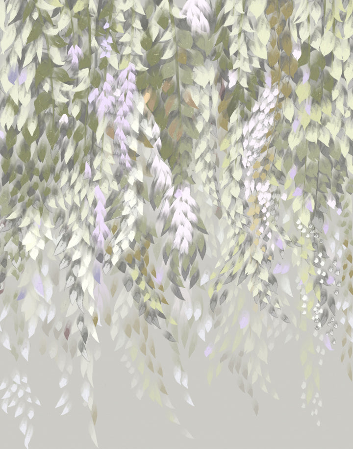 "Pastel Wisteria Blossoms" by Josie George — Botanical Wall Art