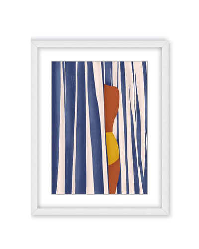 "Summer Tan" Framed Matted Print Wall Art — Ready to Ship