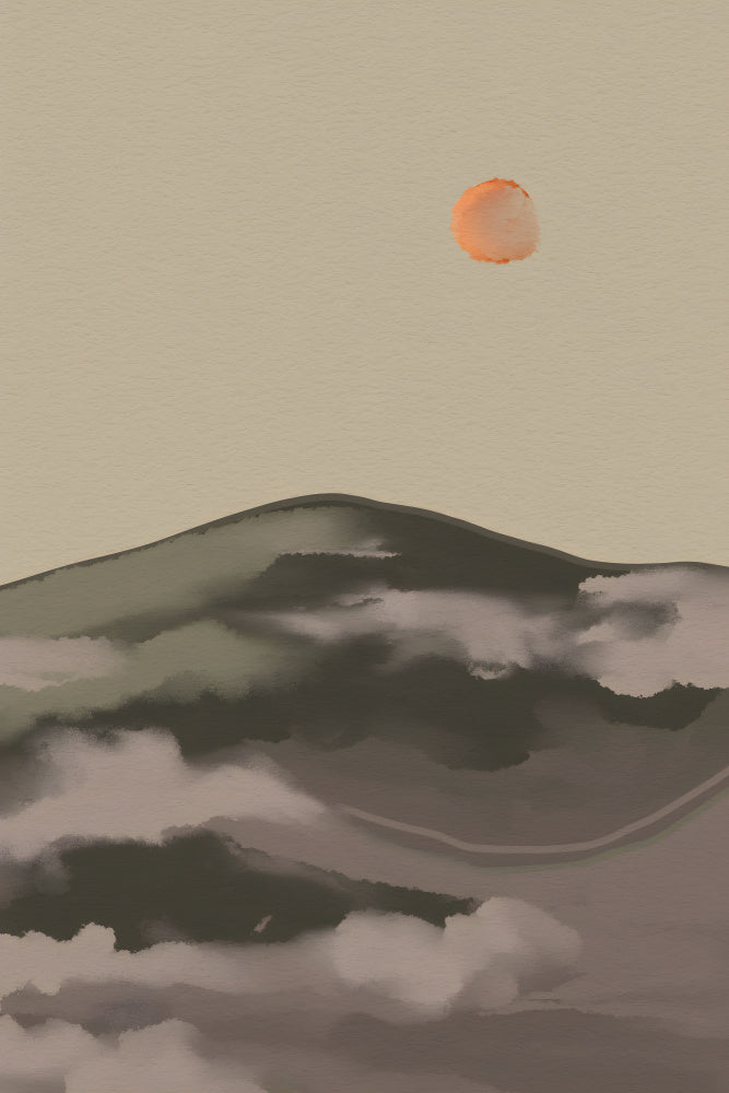 "Serene Mountain Sunrise" by Josie George — Landscape Wall Art