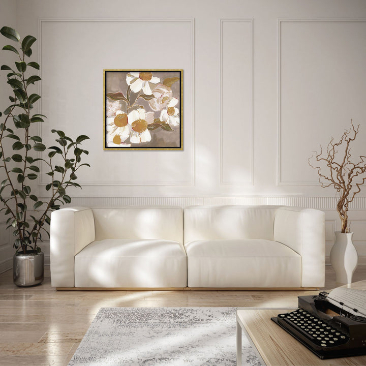 "Lucreciacaporale Summermemories"Framed Embellished Canvas Wall Art