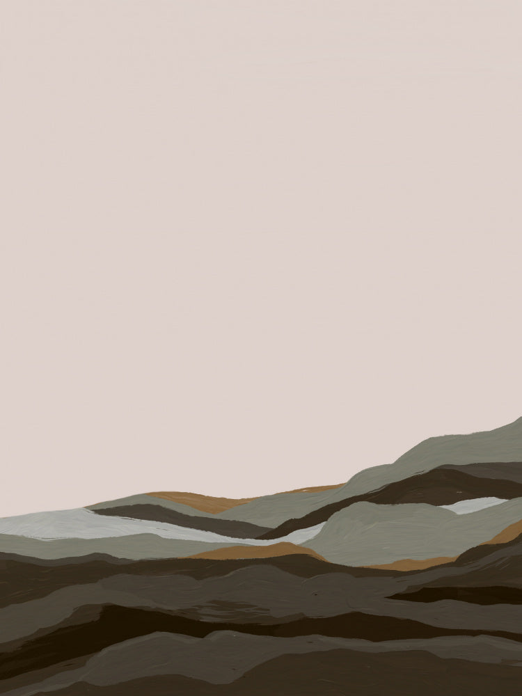 "Muted Earthy Landscape" by Josie George — Landscape Wall Art