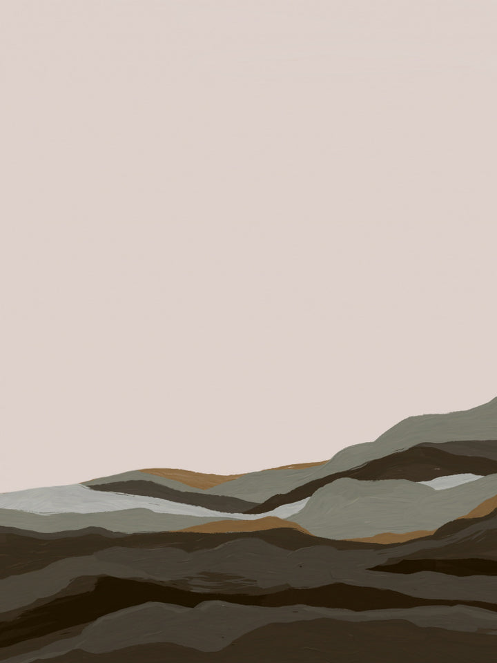"Muted Earthy Landscape" by Josie George — Landscape Wall Art