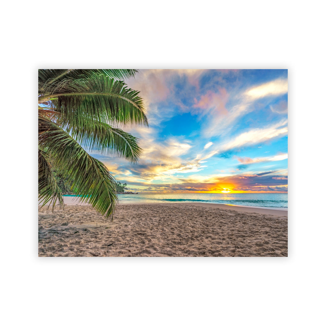 "Sunset Through Palms" Acrylic Wall Art