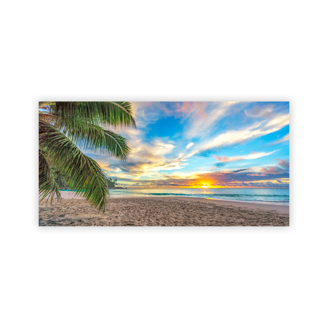 "Sunset Through Palms" Acrylic Wall Art