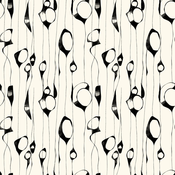 "Black and White Botanicals" by Josie George — Pattern Wall Art