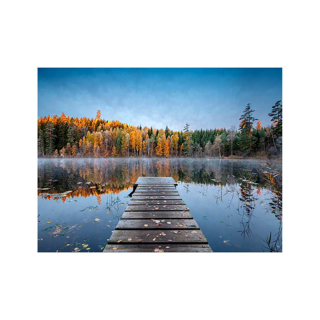 "Autumn pier" Acrylic Wall Art