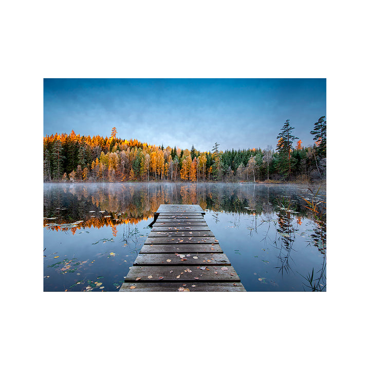 "Autumn pier" Acrylic Wall Art
