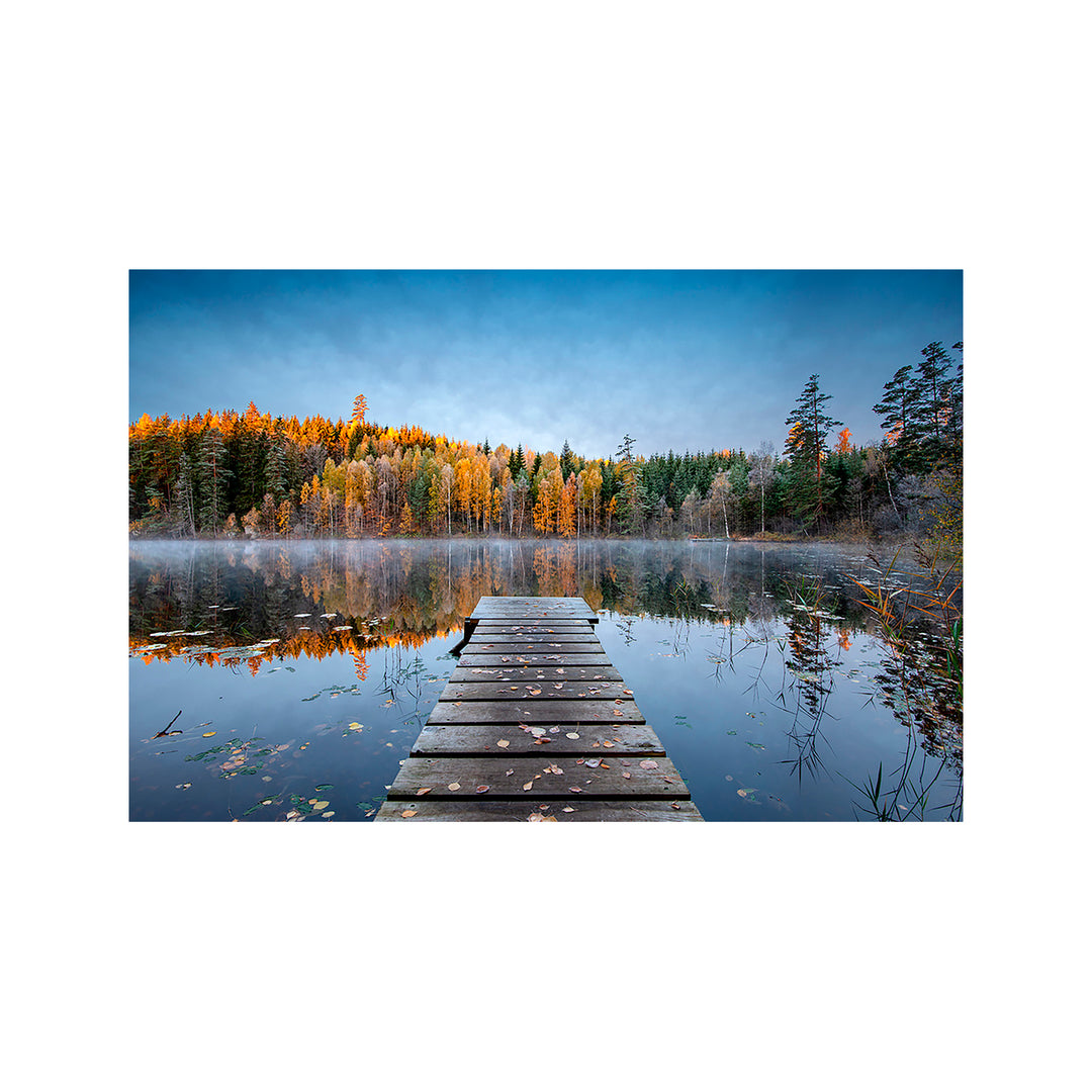 "Autumn pier" Acrylic Wall Art