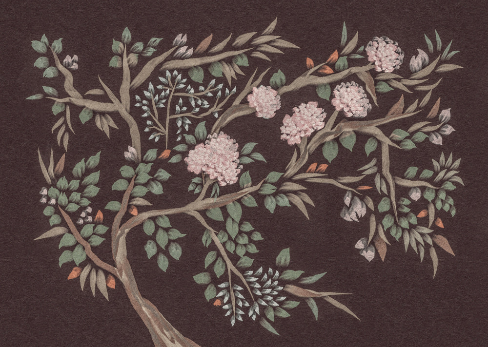 "Pink Flowering Tree" by Josie George — Botanical Wall Art
