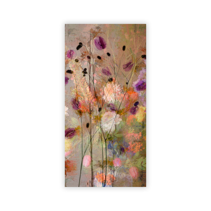 "Painterly flowers" Acrylic Wall Art