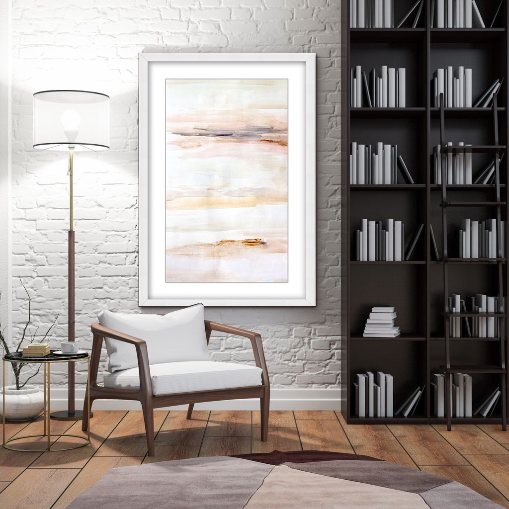 "Summer Dusk" Framed Matted Print Wall Art