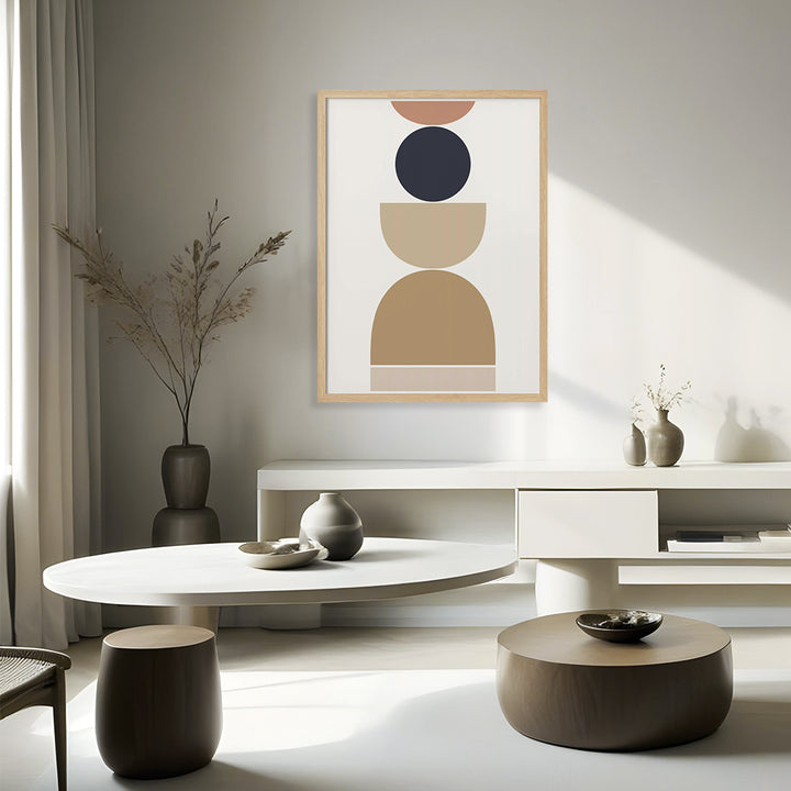 "Loving Shapes" Framed Print Wall Art