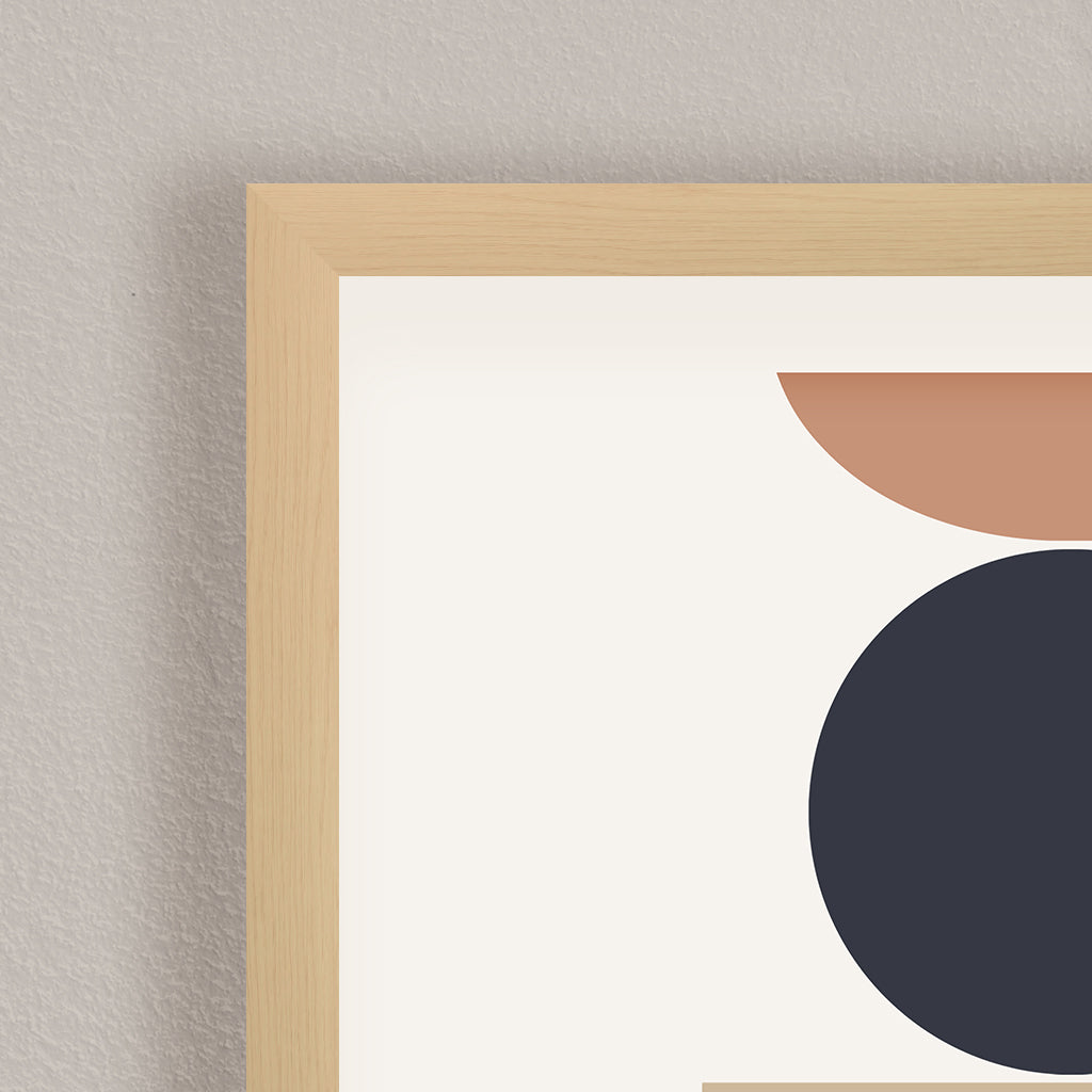 "Loving Shapes" Framed Print Wall Art
