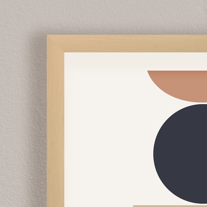 "Loving Shapes" Framed Print Wall Art