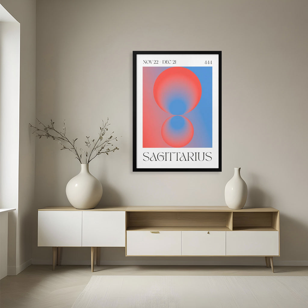 "Sagittarius" Framed Print Wall Art