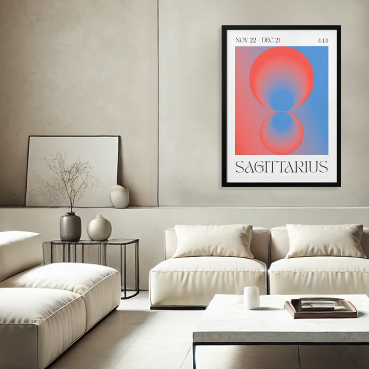 "Sagittarius" Framed Print Wall Art