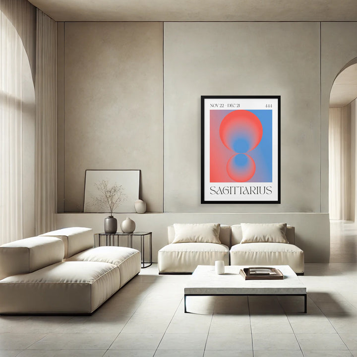 "Sagittarius" Framed Print Wall Art