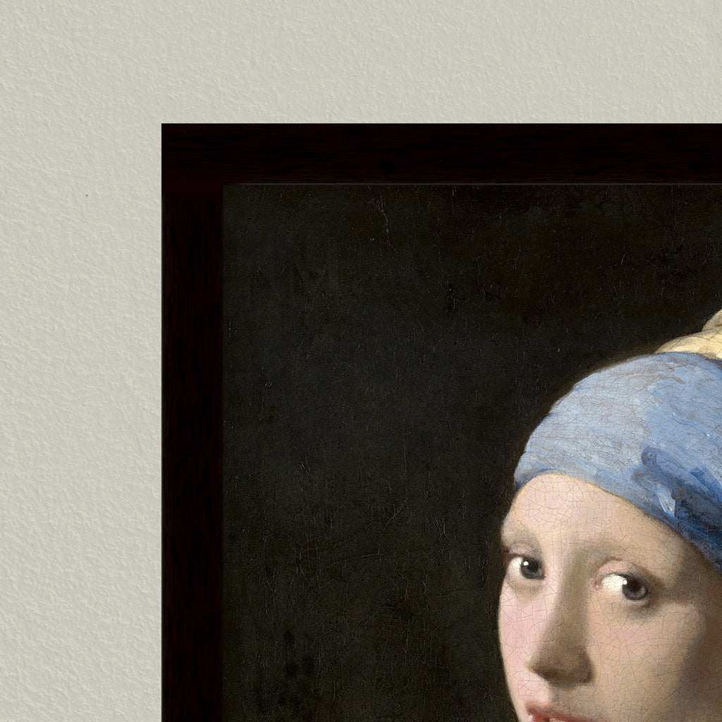 "Pearl Earring" Framed Print Wall Art