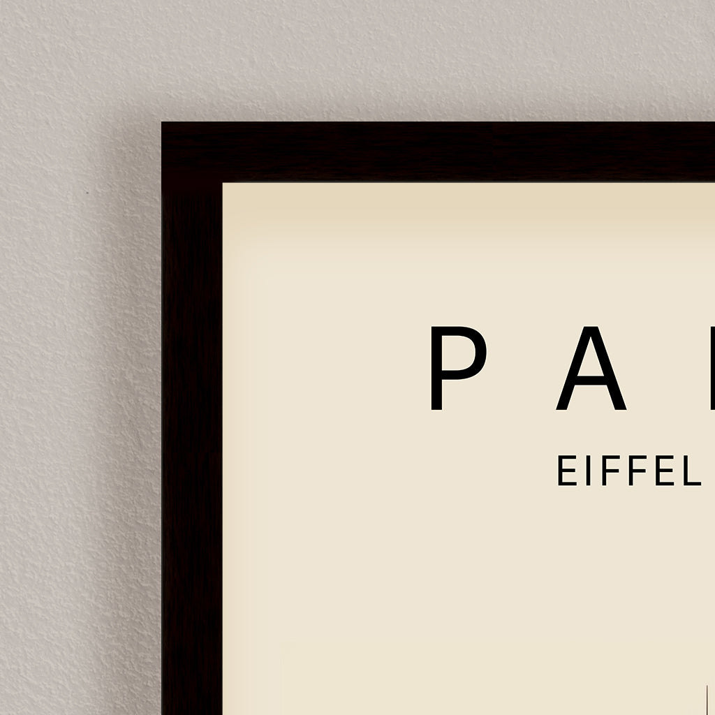 "Paris Eiffel Tower" Framed Print Wall Art