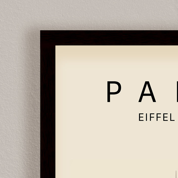 "Paris Eiffel Tower" Framed Print Wall Art
