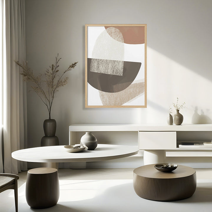 "Earth Geometric" Framed Print Wall Art