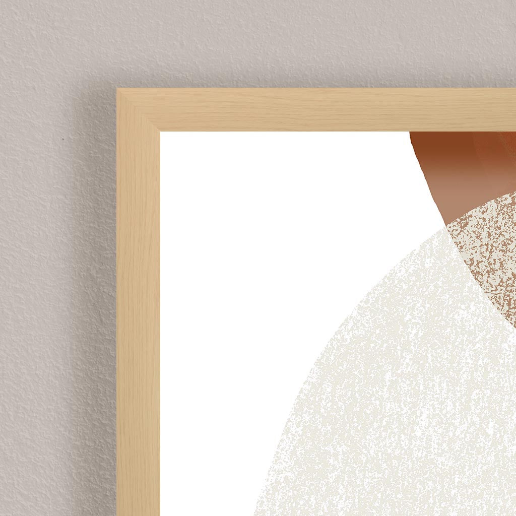 "Earth Geometric" Framed Print Wall Art