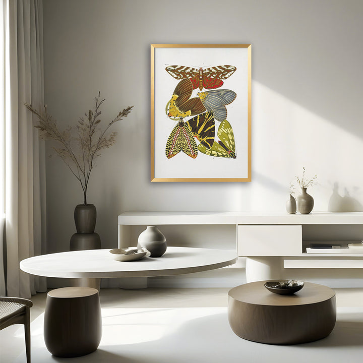 "Butterflies 6" Framed Print Wall Art
